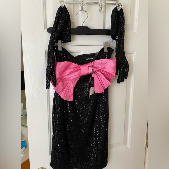 Dresses Sequin Dress With Gloves Poshmark